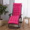 Hearda Liegenauflage 120x48, Auflage Gartenliege Bequeme Sonnenliege Auflage Klappbar Antirutsch Liegestuhl Polsterauflage Extra Dicke Sitzauflagen für Deckchair (Pink,48 * 120cm)