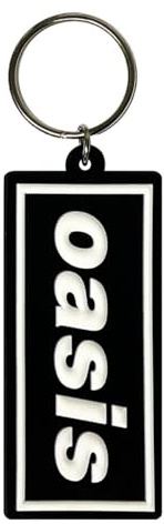 Oasis Logo Keychain, Official Licensed Merchandise, One Size