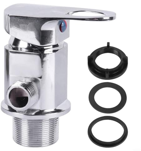 Zeroupshop Robinet mitigeur de douche G1/2 de salle de bain réglable en alliage de zinc avec contrôle du débit d'eau pour mobil-home camping-car