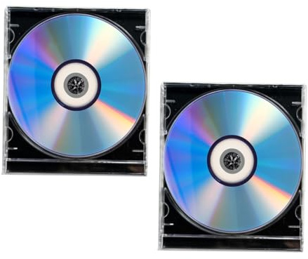 LRXIYODE 2sets Blank Cd Writable Media Disc Recordable Data Disk Jewel Case Box for Music Recording Cd-r Discs
