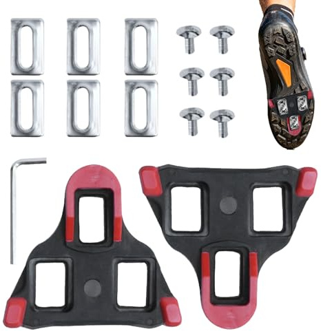 1 Paar Fahrrad Stollen für Shimano Sl (Sh12 Sh11 Sh10) Ersatzcleats,Kompatibel Mit SPD Sm-Sh11 Klickpedale Cleats,Lndoor Outdoor Rennrad Fahrradschuhe Schuhplatten,Schuhplattenset Pedale