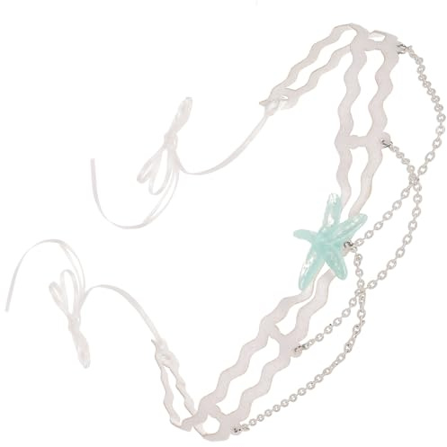 GALPADA Seestern Choker Halskette Damen Boho Kurz Schlüsselbein Schmuck für Strand Meerjungfrau Cosplay