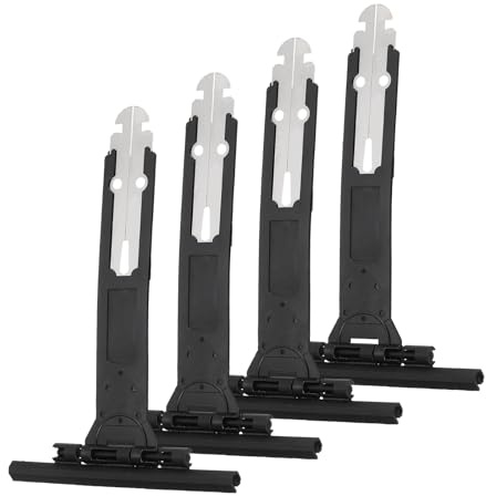 QUARKZMAN 4 pcs Ressort de suspendu pour volet roulant, mini ressorts pour volet roulant à queue d'aronde fendue en acier inoxydable et nylon, pour lames de stores enrouleurs, Blanc