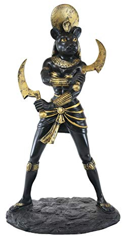 Sekhmet Statue, ägyptische mythologische Göttin, 27,9 cm