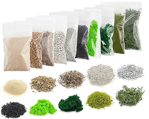 War World Gaming Große Basing Kit - Modellbau Gelände Tabletop Spiele Figuren Landschaftsbau Diorama Miniaturen Landschaft Geländebau Modell Materialien