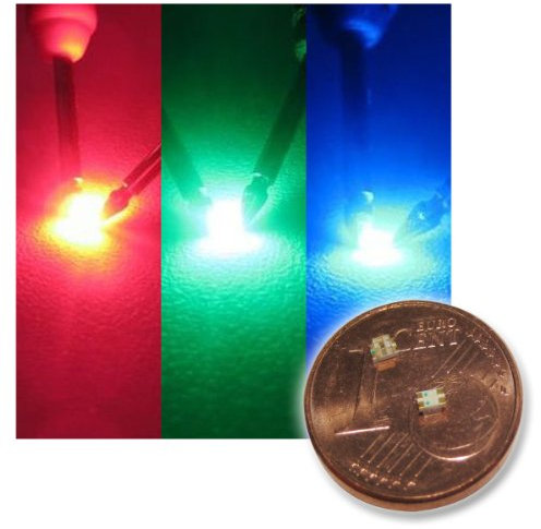 world-trading-net - 10er Set SMD LED 0805 FULLCOLOR RGB 3-Chip