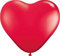 Ballon Herz, rot, 30 cm, 8 Stück
