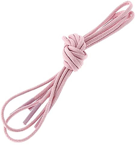 Les Lacets Français. Lacets ronds et fins. 2mm, Coton. Rose oeillet. 70cm FABRIQUE EN FRANCE