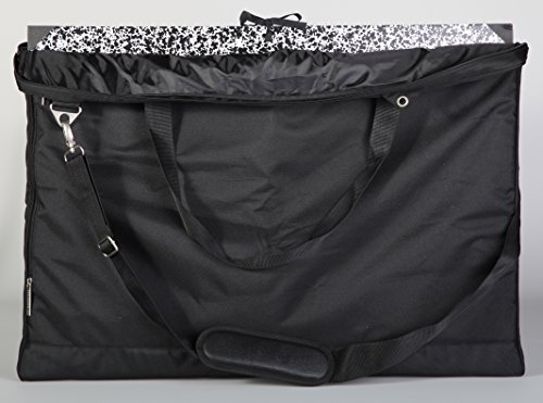 Clairefontaine 90180C Transporttasche von Zeichenmappen (60 x 75 x 5 cm, Nylon, praktisch und robust, ideal zum Transport Ihrer Kunstwerke) schwarz