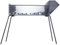 Fornacella Arrosticini, Acciaio - Barbecue Canaletta per Spiedini, Salsicce, Souvlaki, Kebab - 50 cm con gambe in ferro - Made in Italy - Artigianale e Compatta