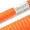 Ganzoo Paracord 550 Seil Orange 4mm Schnur Typ 3, Nylon & Polyester, ideal für Basteln von Hundeleine Halsband Armband/Camping Survival und Outdoor 15 Meter Allzweckseil 7 Innenstränge