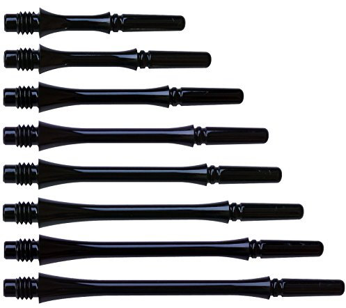 PerfectDarts 1 x Set Cosmo Dart Stems SHAFTS, Slim D-schwarz Locked Size 4