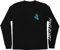 Santa Cruz Herren Langarm T-Shirt Screaming Hand Skate L/S T-Shirt, Schwarz, XL