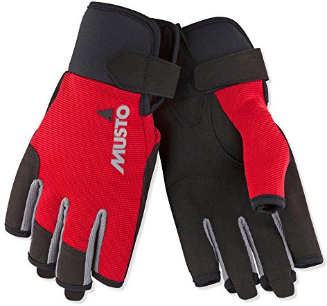 Musto Unisex Essential Sailing Short Finger Glove XS, 169 True Red