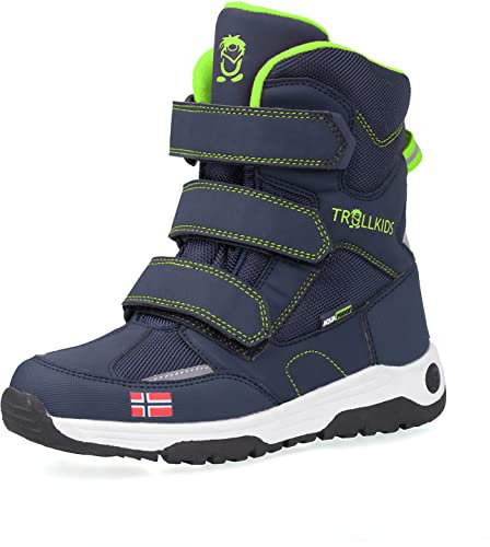Trollkids Kids Lofoten Winter Boots 37, navy