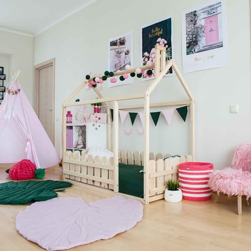 Sweet Home from Wood Montessori Hausbett Bodenbett (160x80cm)