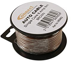 Connect 36960 Mini Reel Automotive Cable 8A Brown 6m