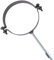 LANZZAS Ofenrohr Halter/Schellen-Set für den Durchmesser Ø 120 mm - Farbe: gussgrau - Rauchrohr Halterung
