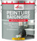 Peinture BAIGNOIRE LAVABO : Résine Salle de Bain pour Baignoire émail, acrylique et fonte - 1 kg (jusqu'à 3 m² en 2 couches) Jaune Signalisation - RAL 1023 - ARCANE INDUSTRIES