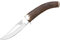 Joker Cuchillo de caza Luchadera CC71, con mango de asta de ciervo, hoja de 11 cm, contiene funda de cuero de color marrón, Herramienta de pesca, caza, camping y senderismo