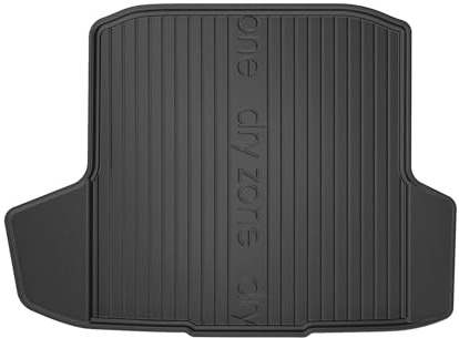 FROGUM DryZone Gummimatte Ganzjährige Praktische Auto Kofferraummatte Kofferraumwanne passend für Skoda Octavia III 2012-2020 | Hohe Kante | Robust und langlebig