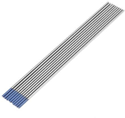 10 Stück Wig-Schweiß-Wolfram-Elektrode Wy20 Ausgezeichnete Yttrium-Wolfram-Elektrode Mit Blauer Spitze Für Wig-Schweißmaschine 2 Mm * 150 Mm,Wolfram-Elektrode