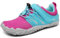 SAGUARO Bambini Barefoot Shoes Ragazze Ragazzi Scarpe Sportive Barefoot Antiscivolo Scarpe Bambini Minimaliste Scarpette de Trail Running Nuovo Rosa,Gr.34