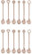 SAMBONET - Set 12 Cucchiaini Party Portafortuna Living Inox Antique Pvd Champagne