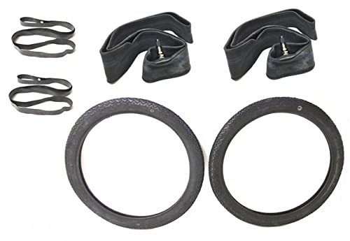 Streetparts24 Reifen Set 2.00-17 Zoll 2 x 17 passend für Hercules Prima 2 3 N S Mofa Moped Mokick