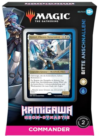 Magic The Gathering TCG MTG Kamigawa: Neon-Dynastie Commander Deck DE, Bitte Anschnallen