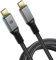 VCOM USB4 Cable 240W Charging for Thunderbolt 4 Cable, Support 40Gbps Data Transfer, 8K@30Hz or Dual 4K@60Hz Video, Compatible with Thunderbolt 3 Port, MacBook Pro, Monitor, Hub, Docking (0.8 Meter)