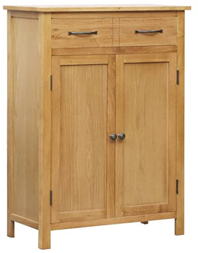Schuhschrank 76x37x105 cm Eiche massiv