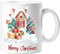 Star Online Christmas Gifts for Men Women Kids Almost Christmas Tree Mug White Ceramic Tea Cups 11oz Cute Xmas Mugs Friends, Parents, Children (X-mas House Mug)