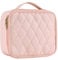 Joligrace Makeup Bag Cosmetic Case Vanity Travel Beauty Box Make Up Train Case Hairdressing Tools Organiser with Adjustable Compartment, Artist Pink