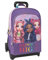 RAINBOW HIGH - Mochila Trolley desmontable ajustable con asa y tirantes retráctiles, cremallera y bolsillo frontal con cremallera - Mochila para niña - Mochila escolar 36 x 23 x 47 cm, violeta, Talla