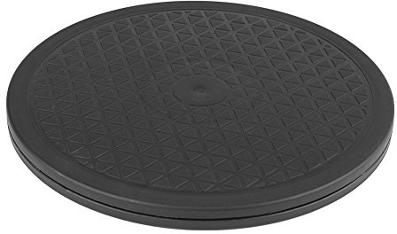 Drehteller, TV Drehteller für Fernseher Schwarz 360° 10 Zoll Drehbare Plattform Plattenspieler Drehbarer Standfuß für Monitor Fernseher