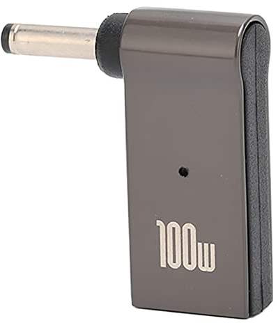 PD 100 W 5 A USB C Typ C Buchse auf Stecker Laptop PD auf DC Adapter 3,5 X 1,35 Mm Aluminiumlegierung Tragbarer Schnellladeadapter