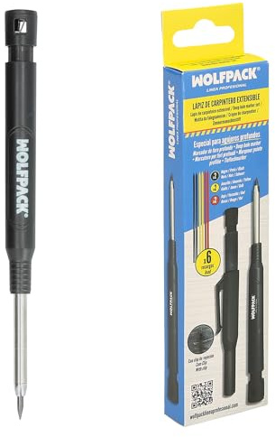 Druckbleistift mit 6+1 Nachfüllpackungen für Wachs, Marker, Kreide, Plotter, Marker, Marker, Filzstift,