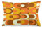70er Jahre Muster Retro Inustrial in Orange- und Brauntönen Kissenbezüge Dekorativer adretter Lendenwirbelkissenbezug 30,5 x 50,8 cm Couch-Kissenbezug für Heimdekoration, Wohnzimmer, Schlafzimmer,