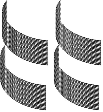 QENETY Bosch F016800431 - Línea de recortadora, línea de recortadora redonda de 3,5 mm x 37 cm, línea de recortadora de césped para desbrozadora AFS 23 a 37 (80 unidades)