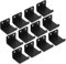 Antrader Tile Hanger Steel Wall Tile Bracket,12Pcs Wall Mounted U Brackets Tile Hanger Bracket Stainless Steel Mounting Brackets Wall Hanger Fastener Bracket for Ceramic Tile Display
