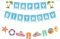 YULONGWU Hawaii Strand Happy Birthday Banner, Seestern Rettungsring Hut Slipper Tropical Geburtstag Girlande, Happy Birthday Girlande für Kinder Erwachsene Sommer Strand Geburtstag Party Dekoration