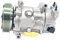 Compresseur de climatisation SD6C12 compatible avec Peugeot 207 307 408 Citroën C2 C4 SANDEN 1363F 1367F 1355 1351F 1367 1364F 1363 1351 1364 1367E 1355F