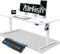 Airfish Höhenverstellbarer Schreibtisch 180x80cm mit USB-Buchse, Schreibtisch Höhenverstellbar Elektrisch mit Memory Funktion, 73-118cm,Weiß