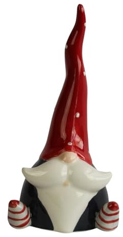 Manufaktur Lichtbogen Dekofigur Wichtel aus Keramik 17 cm hoch