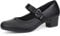 Ortho+rest Women Mary Janes Heels for Bunions Chunky Low Heels Court Shoes （5,Black