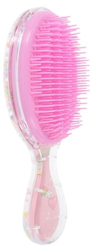 Ipetboom Tragbare Junge Mädchen-haarbürste Transparent Oval Cartoon Detangler Bürste Sanfte Borsten Kopfmassage Reisebürste Für Lockiges Haar Mädchen Frisierhilfe