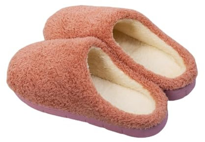 YMXLWHBD Ciabatte Coppie Slifori Calde con Spolvelle con Spolverato A Filo da Fuoco-rosa-38-39