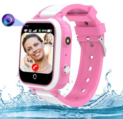 Kesasohe Montre Connectée Enfant Montre Intelligente Enfants Fille Garçon Cadeau