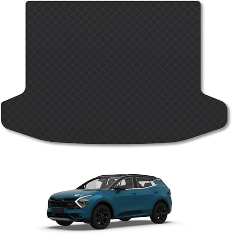 Kia Sportage [Petrol/Diesel - Upper Boot - No Subwoofer] (2021+) Rubber Boot Liner Compatible with Mat Accessory Tailored Fit Protector Anti-Slip Durable Custom Fit Dog Friendly Heavy-Duty Easy-Clean